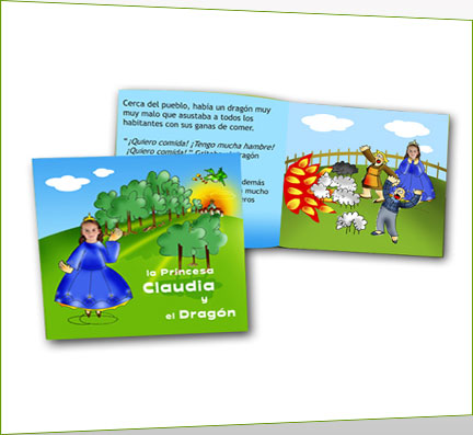 Cuento personalizado con tus fotos en cuento de La Princessa y el Dragón Cuento personalizado con tus fotos en cuento de La Princessa y el Dragón