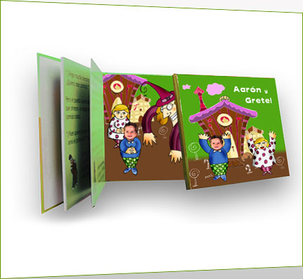 Cuento personalizado con tus fotos en cuento de Hansel y Gretel Cuento personalizado con tus fotos en cuento de Hansel y Gretel