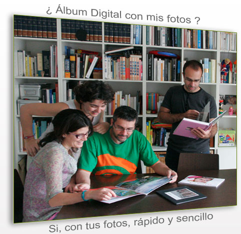 Diseña album digital con tus fotos