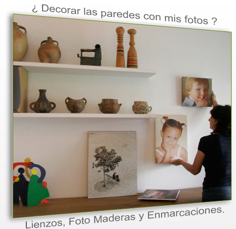 Decora las paredes con tus fotos