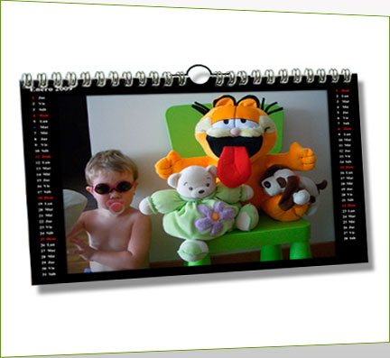 Calendario espiral de pared A3 modelo horizontal Calendario espiral de pared A3 modelo horizontal