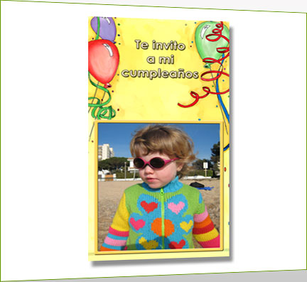 Tarjetas de felicitaciones, modelo Globos Tarjetas de felicitaciones, modelo Globos