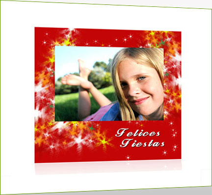 Tarjetas de felicitaciones de navidad, modelo Destellos Tarjetas de felicitaciones de navidad, modelo Destellos