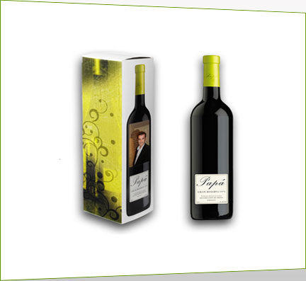 Regalo para Papa, dia del padre - caja verde de vino con tu foto Regalo para Papa, dia del padre - caja verde de vino con tu foto