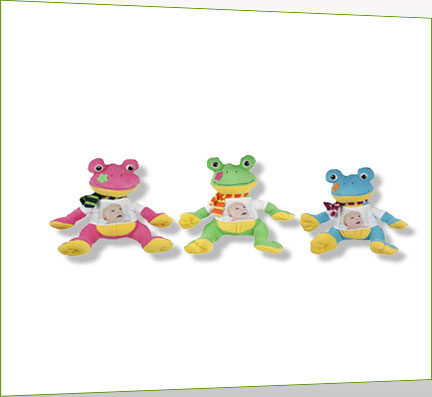 Regalo - peluches, rana con tu foto Regalo - peluches, rana con tu foto