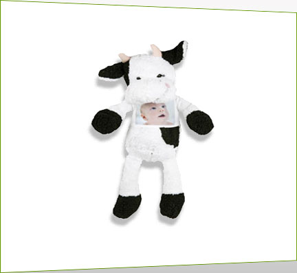 Regalo - peluches, vaca de 1 color con tu foto Regalo - peluches, vaca de 1 color con tu foto