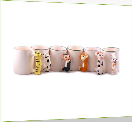 Regalo - taza con asa animal 33 cl con tu foto