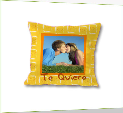 Regalo - Cojin cuadrado, 40 x 40 cm, 2 caras, amarillo Regalo - Cojin cuadrado, 40 x 40 cm, 2 caras, amarillo