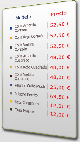 Elige regalo con tus fotos Elige su medida